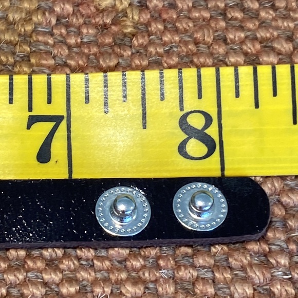 🎉 NEW‼️ SUNDANCE STERLING SILVER LEATHER BRACELET ‼️ - Picture 6 of 12